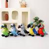 Cute Simulation Parrot Doll Plush Toy Zoo Peacock Doll Home Decoration Children's Soothing Doll