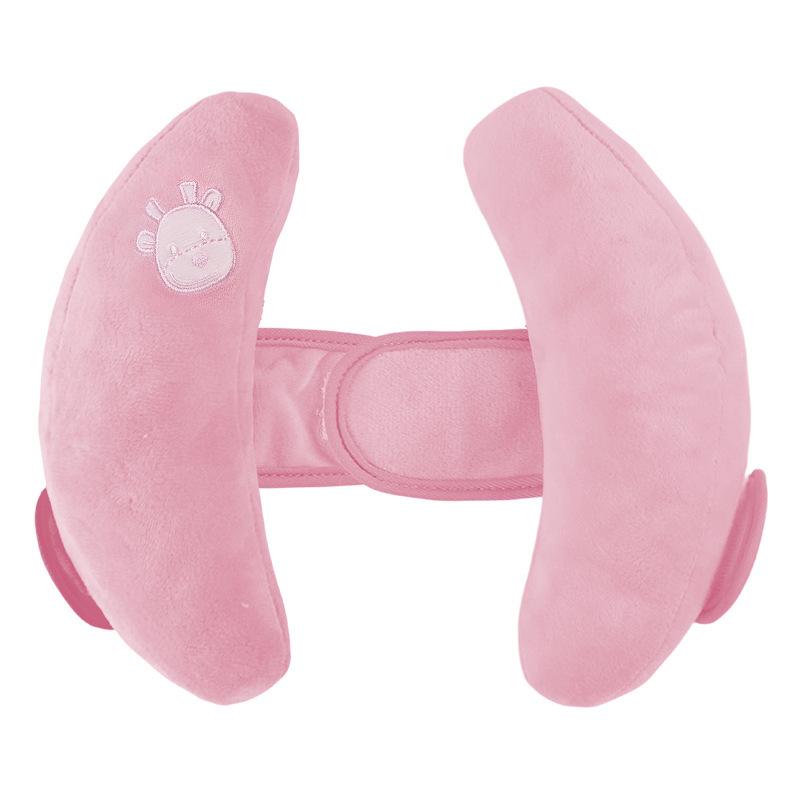 Banana-Shaped U-Shaped Neck and Head Support Pillow for Infant Strollers.
