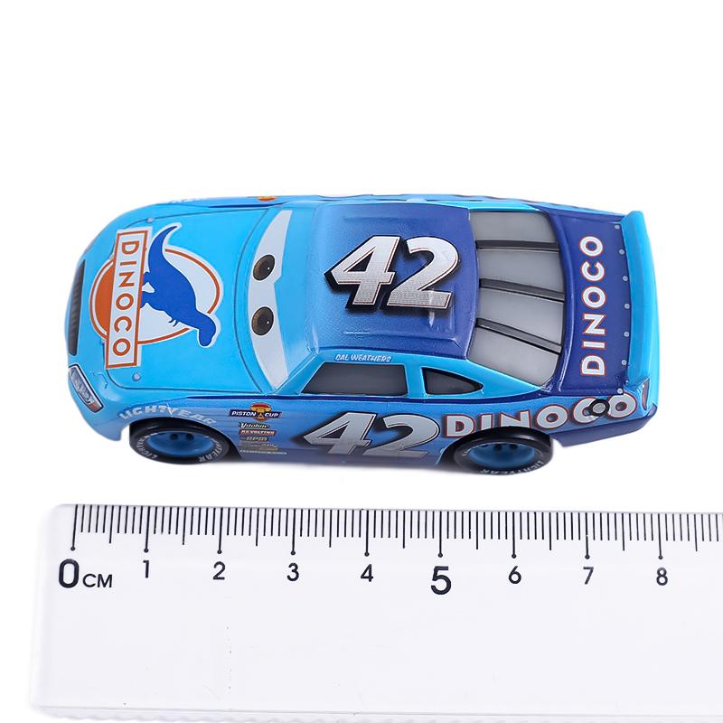 Hračky Disney Pixar Auta Blesk McQueen Kolekce č. 42 Cal Weathers 1:55 Diecastová slitina kovová chlapecká hračka auto Dětský narozeninový dárek
