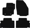 Black Velour Floor Mats For: Ford S-MAX MK1 Minivan (2006-2011)