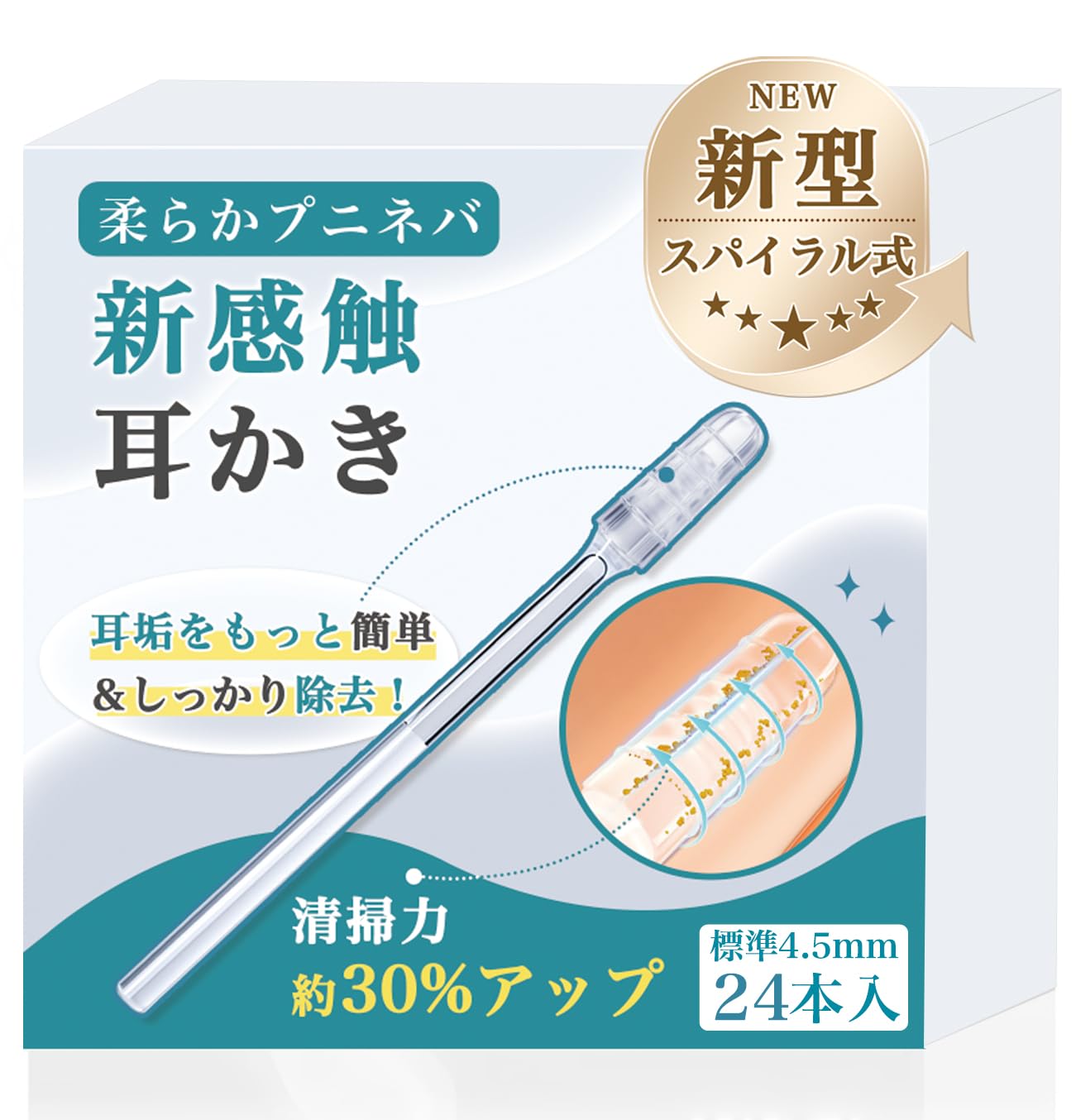 

PACEIN Ушной клей ватный липкий стержень Ухо Удаляет Ухо Ушная сера Ухо Мягкий на No 24 шт. Палочка, тампон, чистка, воск, удаление, детский палочка, уши,