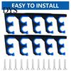 Garage Rod Storage Solutions 2Pcs Wall Mount Fishing Holder, 5 Pole Display Mounted Rack for Shed, Horizontal Organizer Stand Heavy Duty