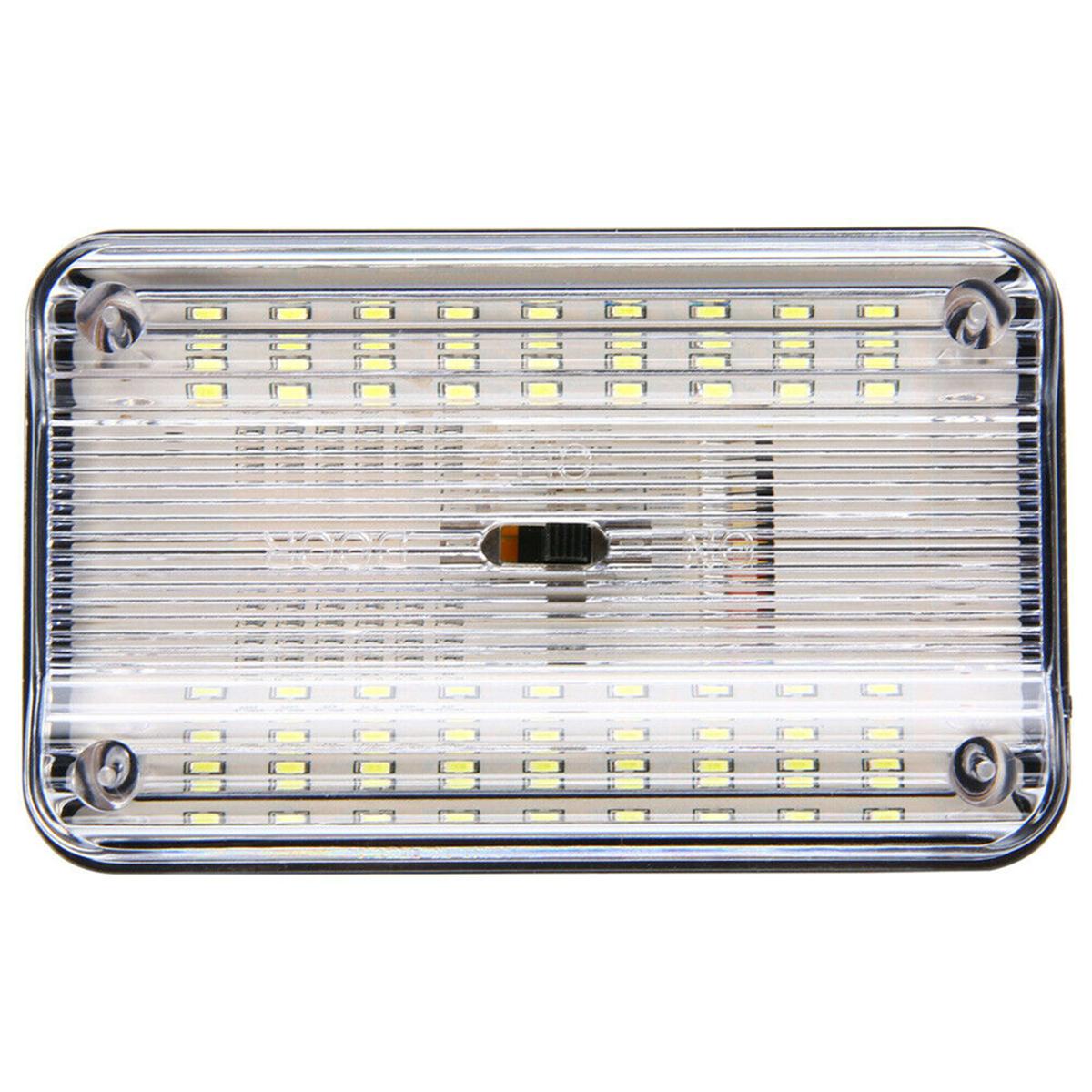 

Car Interior Roof Lights White Rectangular Car Doom Light Roof Ceiling Lamp Bulb 12V 36 LED Bulbs Auto Interior Light