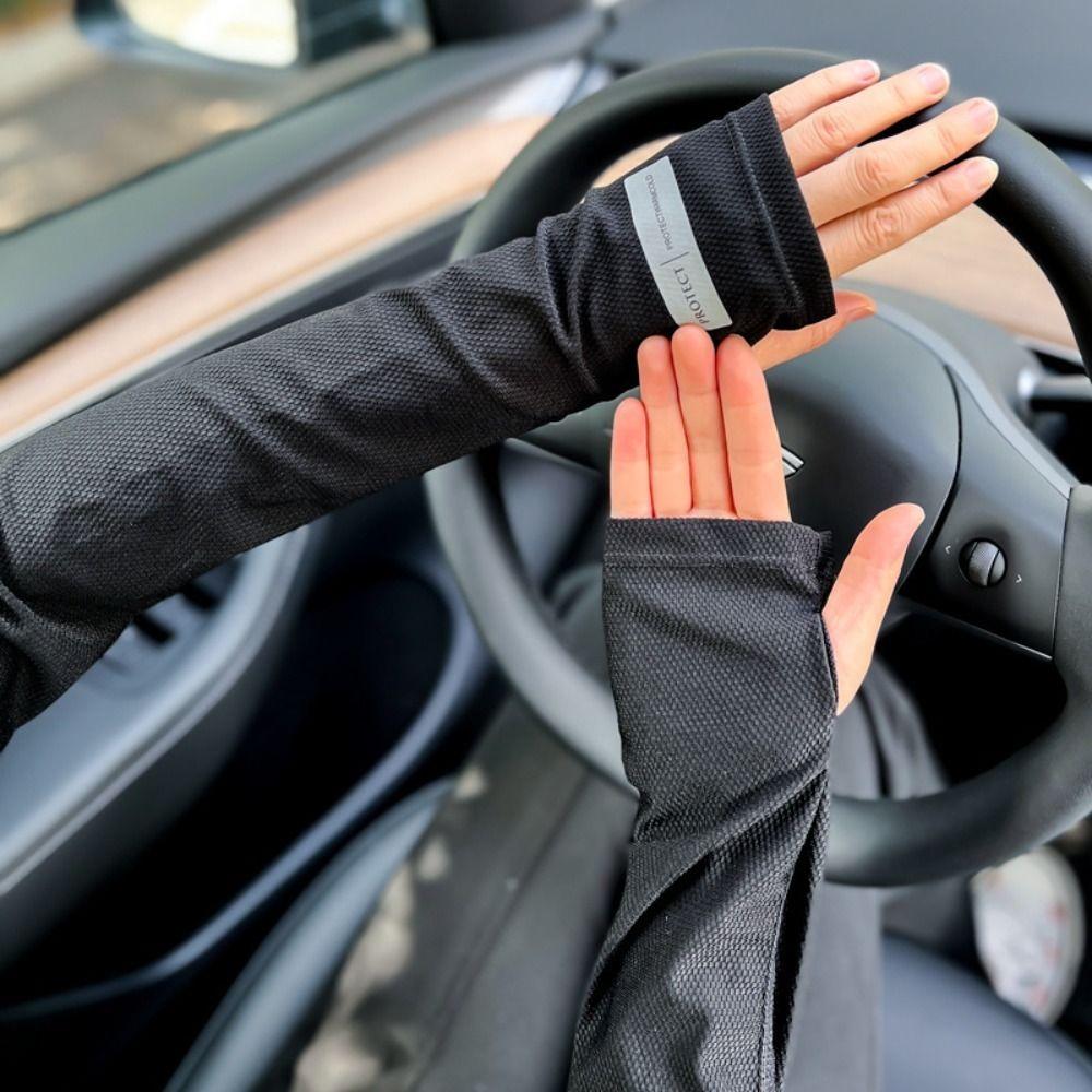 Thin Ice Sleeved UV Resistant Loose Hand Sleeves Arm Protection UV Resistant Sleeves  Outdoor