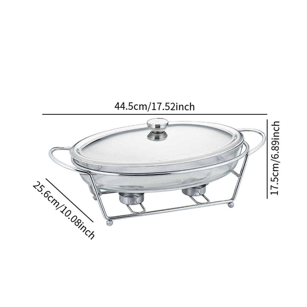 Buffet Food Warmer Stable Round Chafing Dish for Banquet Kitchen Event Party