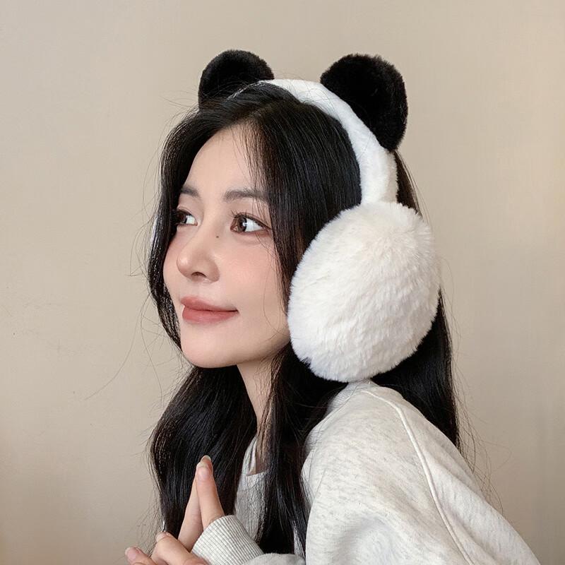 Плюшевые меховые наушники с ушками медвежонка
