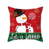 Simple Christmas Christmas Decoration Pattern Cushion Cover Home Decoration Cushion Cover Sofa Pillow Cover Merry Christmas