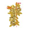 Mesh Sequin Nail Diamond Bead Embroidery Sewing Single Flower Collar Diy Decoration With Clothing Accessories Collar