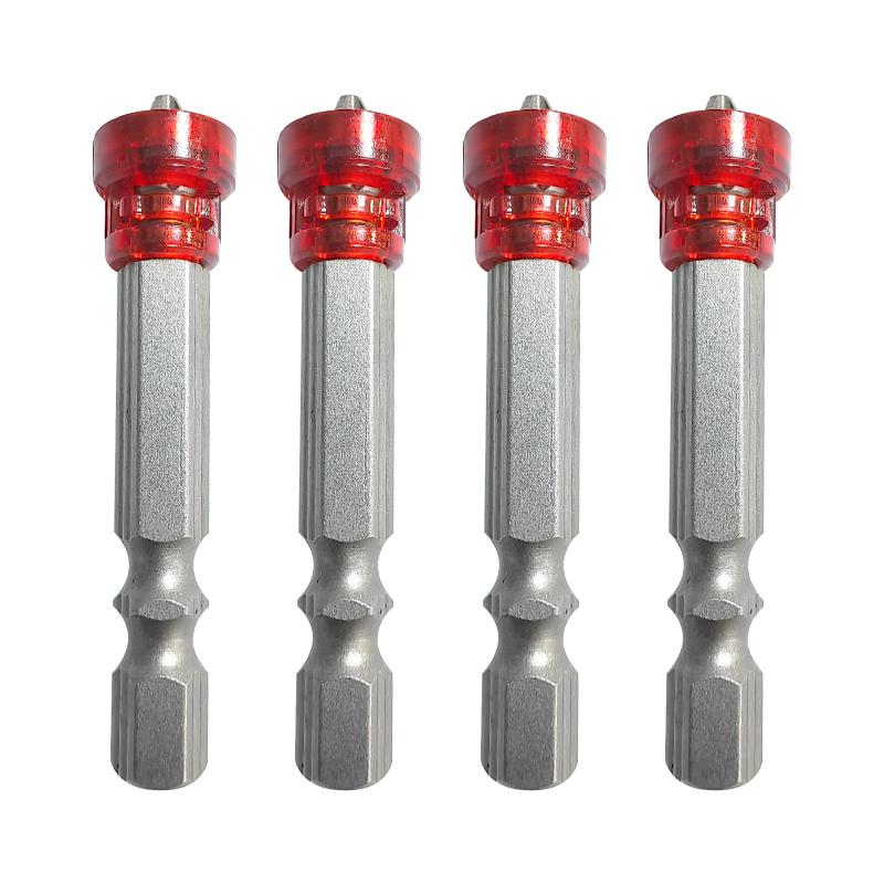 S2 Magnetic Double Head Cross 50mmPH2 High Hardness Screwdriver with Detachable Magnetic Coil for Positioning