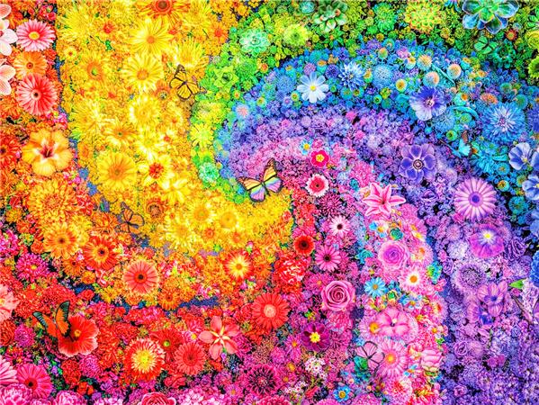 

Diy Алмазная картина Цветочная вышивка Красочные бабочки Мозаика Воздушный шар Пейзаж Домашний декор Full Round 20x30CM