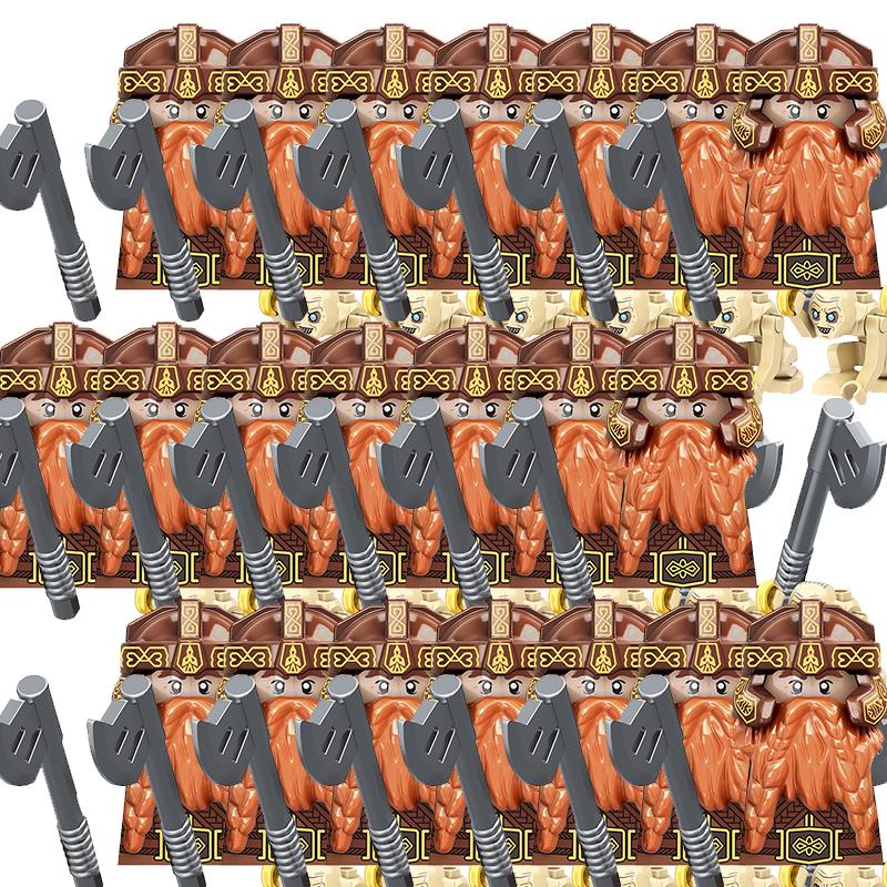 Medieval Movie Knights Building Blocks Toys Lord Ring Figure Bricks Toy Christmas Birthday Gifts