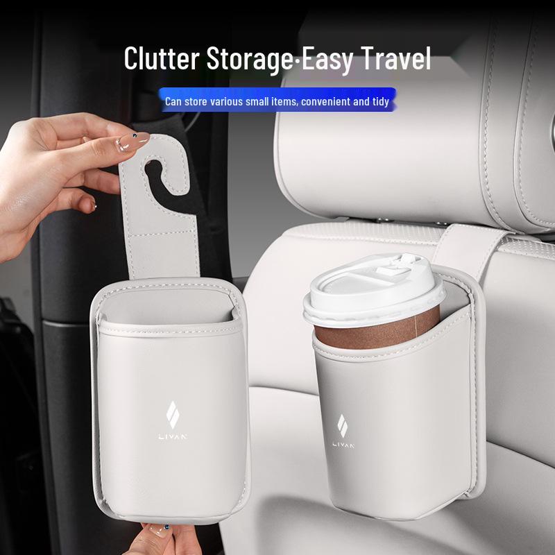 Ruilan 7/8 Car Door Storage Box & Organizer: Cup Holder, Trash Can, Interior Decoration