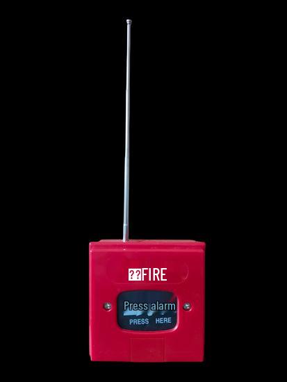 Industrial Fire Alarm System: Manual Emergency & Escape Alarm with One-Button Sound and Light for Factory Inspection.