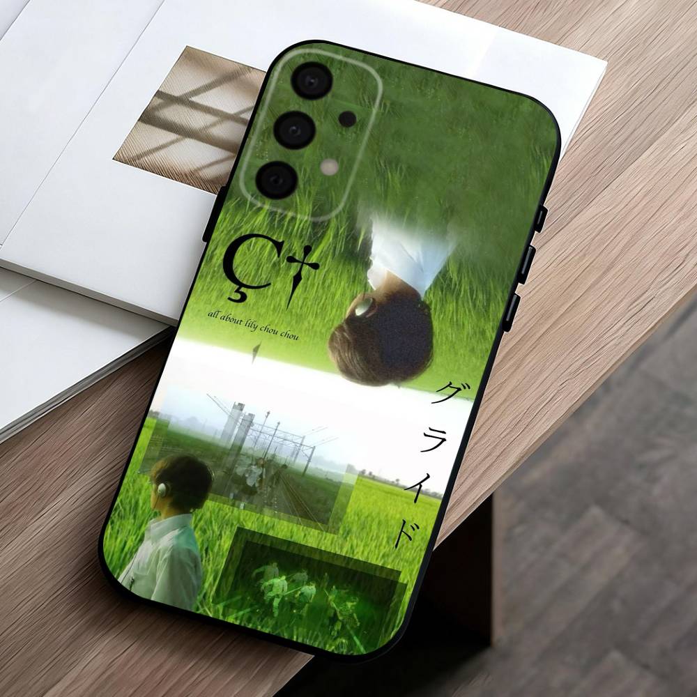 Cool All About Lily Chou-Chou Phone Case For Samsung Galaxy A73,A72,A71,A70,A53,A52,A51,Others Soft Black Cover