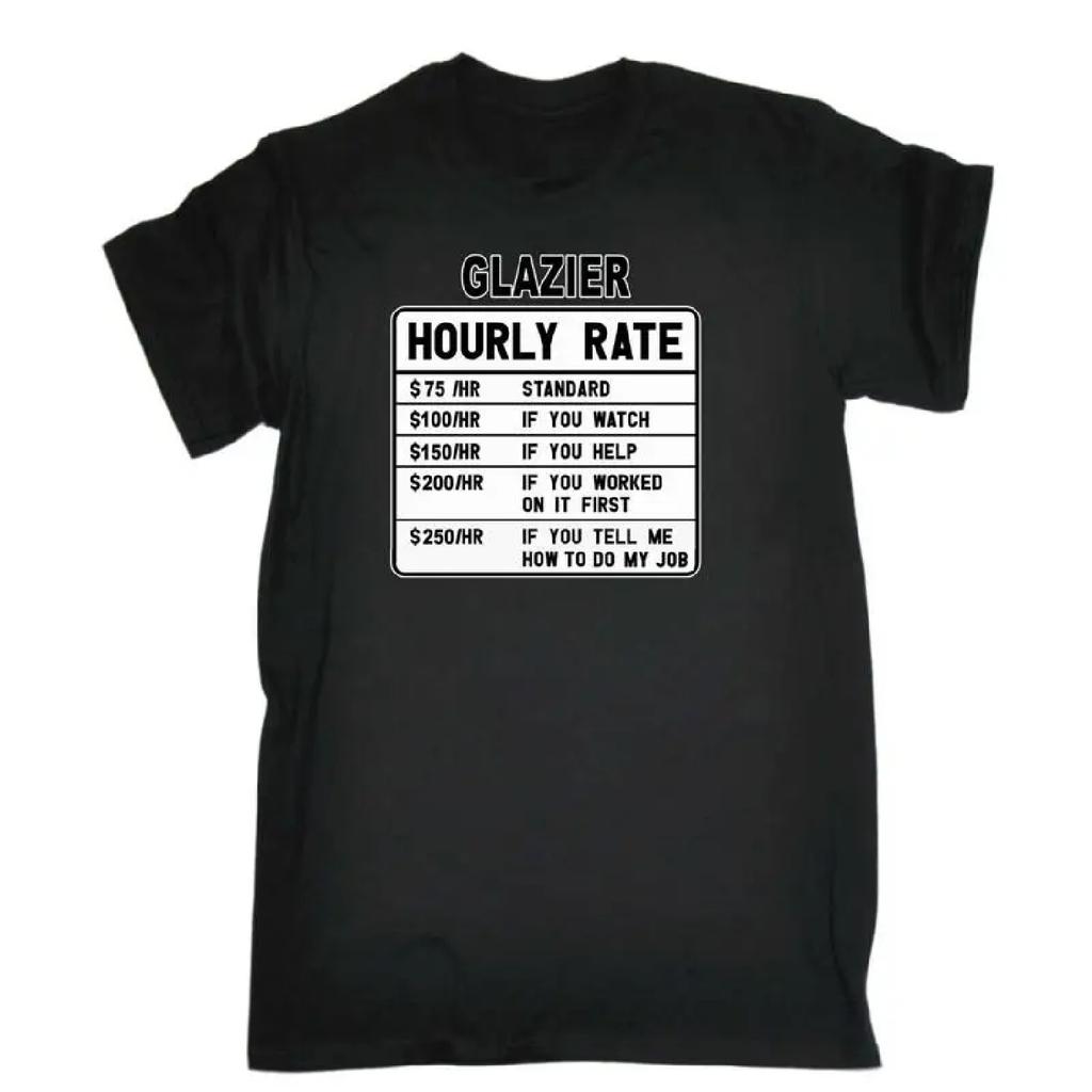 Glazier Rate Parts Mens Funny Novelty T Shirt Shirtt