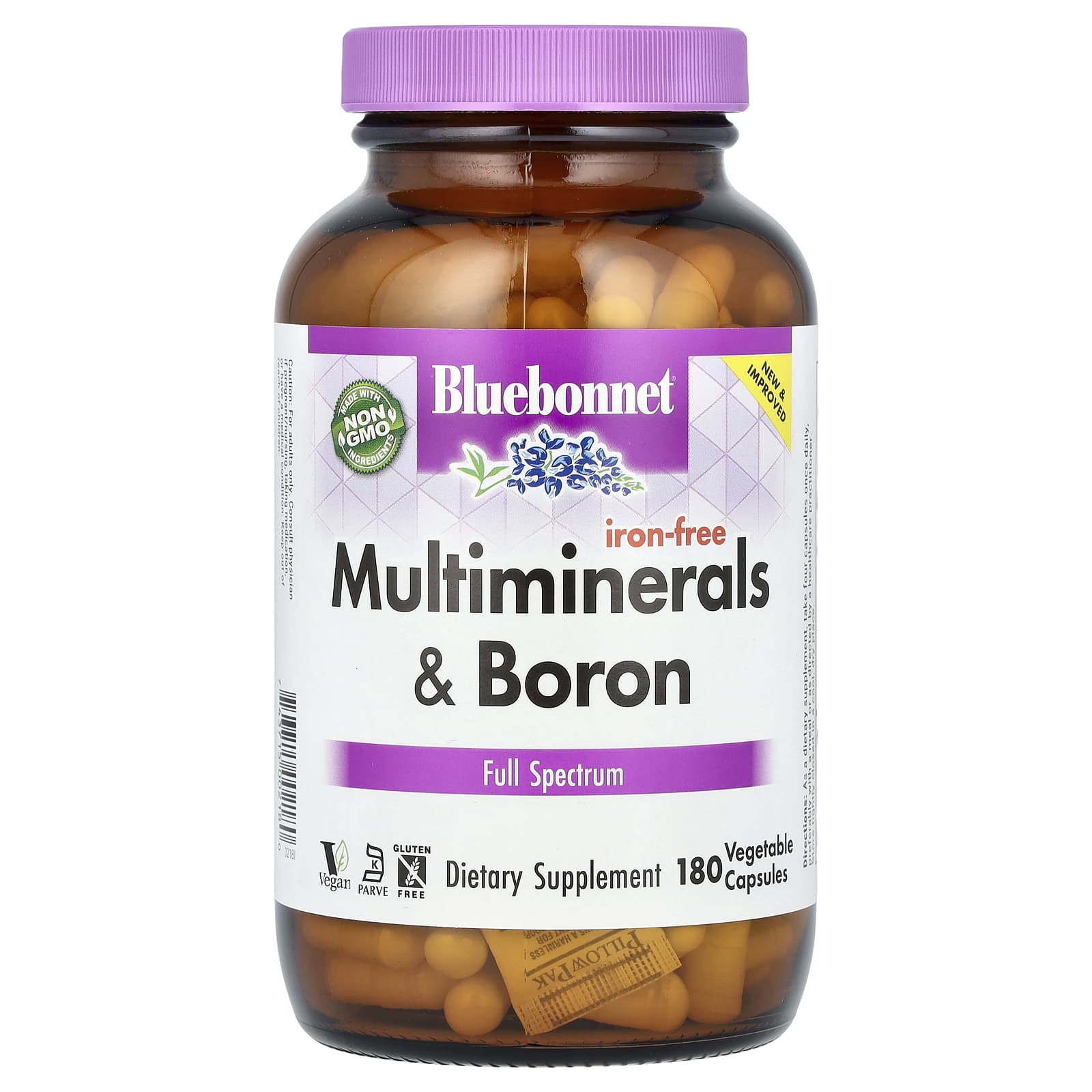 

Comprehensive Mineral Plus Boron, Iron Free, 180 Veggie Caps