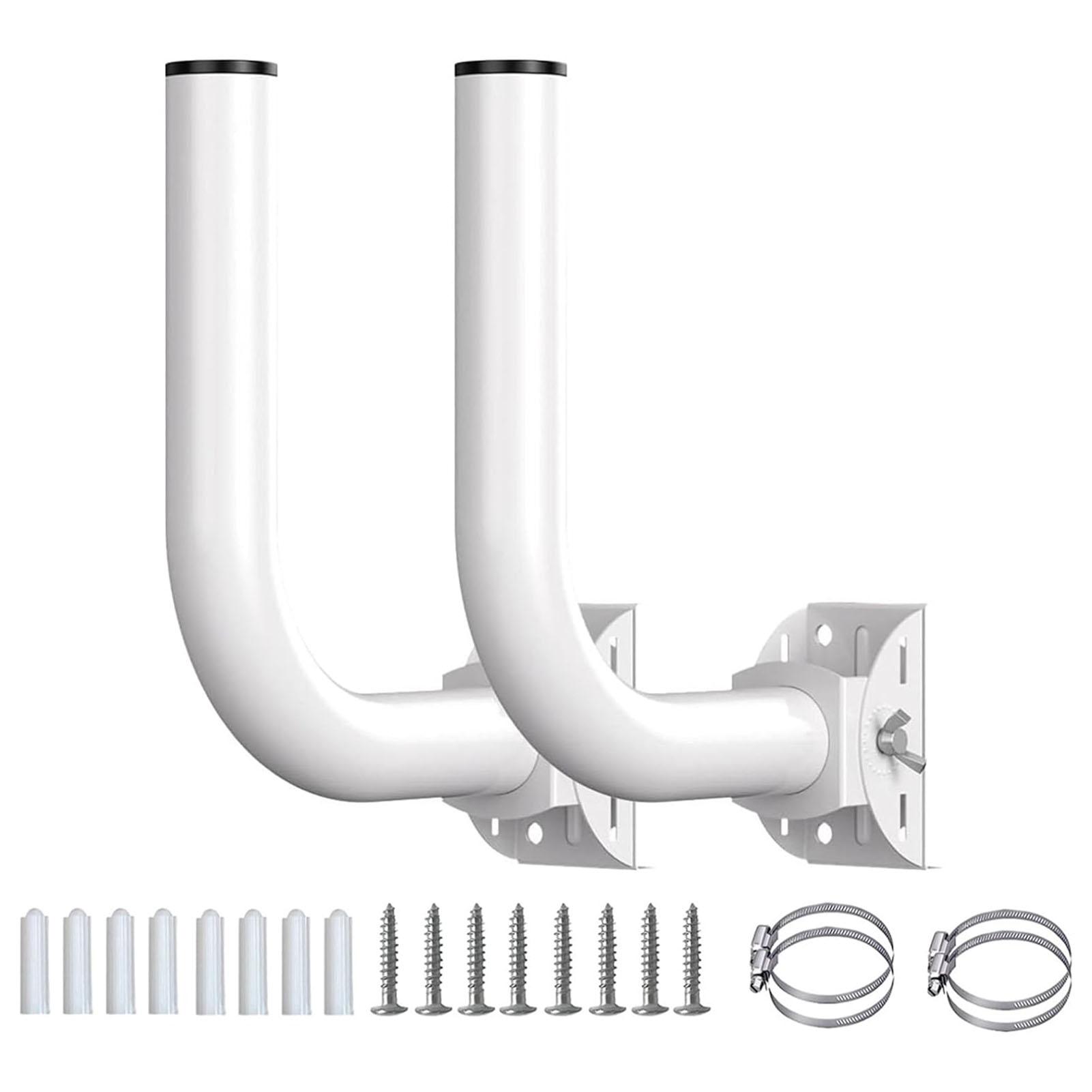 

2 шт. беспроводной кронштейн для крепления на мосту 150°, регулируемый аксессуар для крепления на столб из нержавеющей стали J