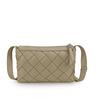 Minimalist Woven Square Crossbody Bag In Genuine Leather Lightweight Daily Use Shoulder Women