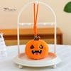 Creative Pumpkin Plushies Halloween Plush Keychain, Cute Spooky Stuffed Toy Pendant for Bag Charm Keys, Soft Mini Doll Hanging Ornament Festival