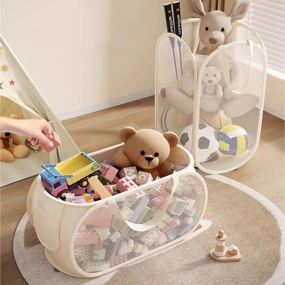 Multifunctional Storage Bag Handheld Laundry Basket Portable Storage Basket  For Children Toys