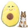 Avocado Shape Pet Chew Toy Plush Dog Playing Teething Toys with Sound for Small Dogs