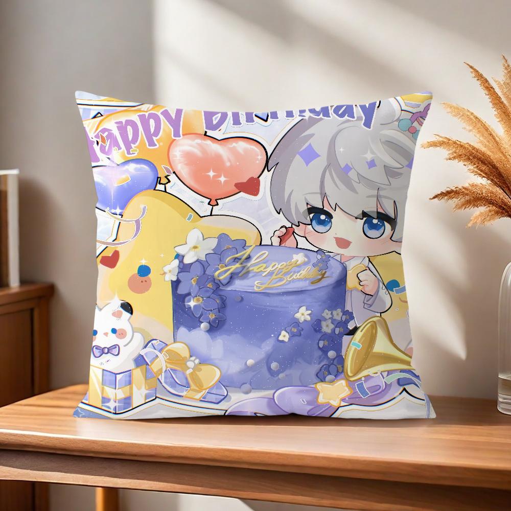 Game Love and Deepspace card Xavier Comfortable soft Pillow Case for Sofa Living Room Home office Decor and Protective Covers