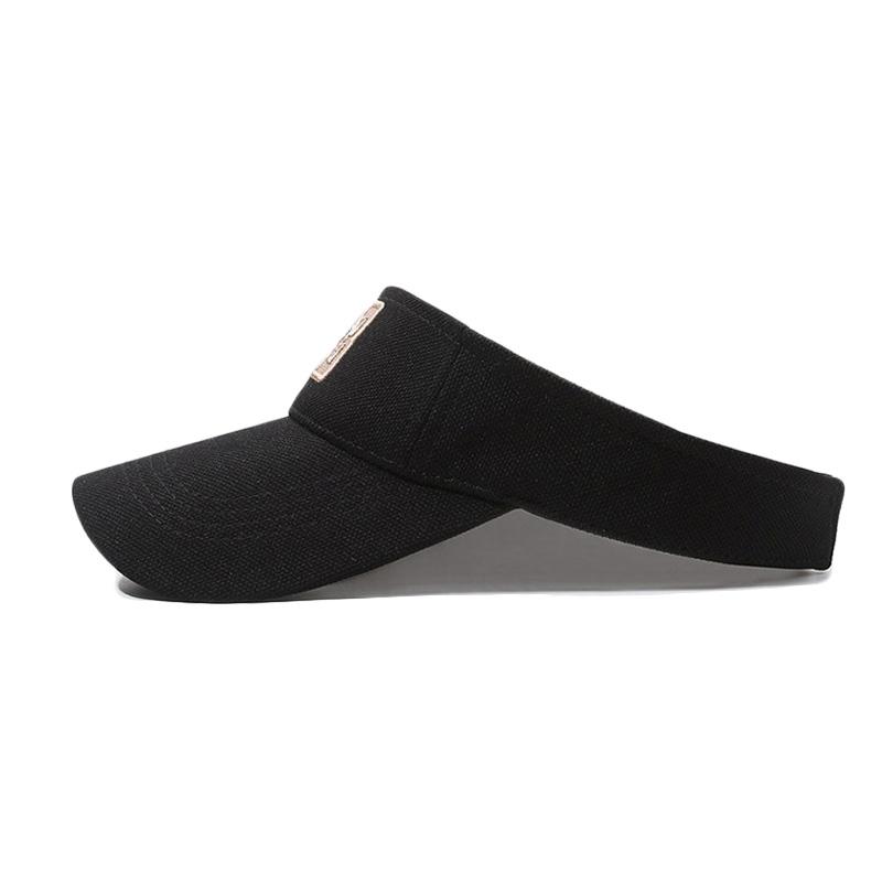 Men Women Summer Embroidery Digital Empty Top Hat Sunscreen Sunshade Cap