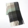 Imitation Cashmere Scarf for Women Winter  Men's Scarf  Autumn and Winter Thick Wool Tassel  Versatile New Plaid Scarf