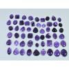05X07-08X13MM Natural Purple Amethyst Mix Cabochon Loose Gemstone 55Pcs Lot C-2836