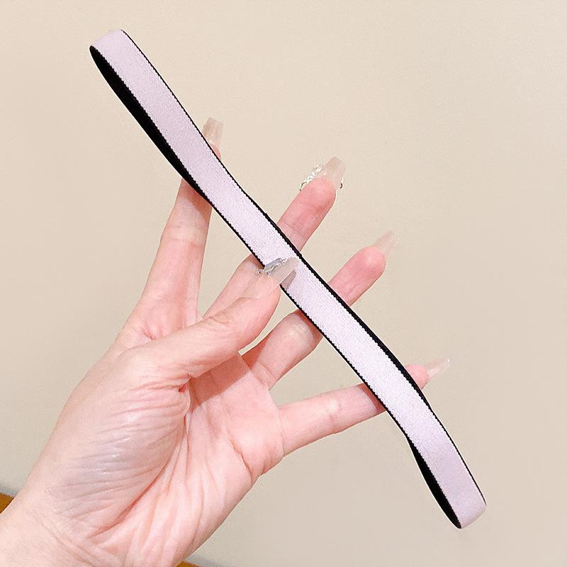 Sports Headbands for Women Men Elastic Sports Hairbands Non-Slip Thin Football Running Sweatbands Hair Accessories