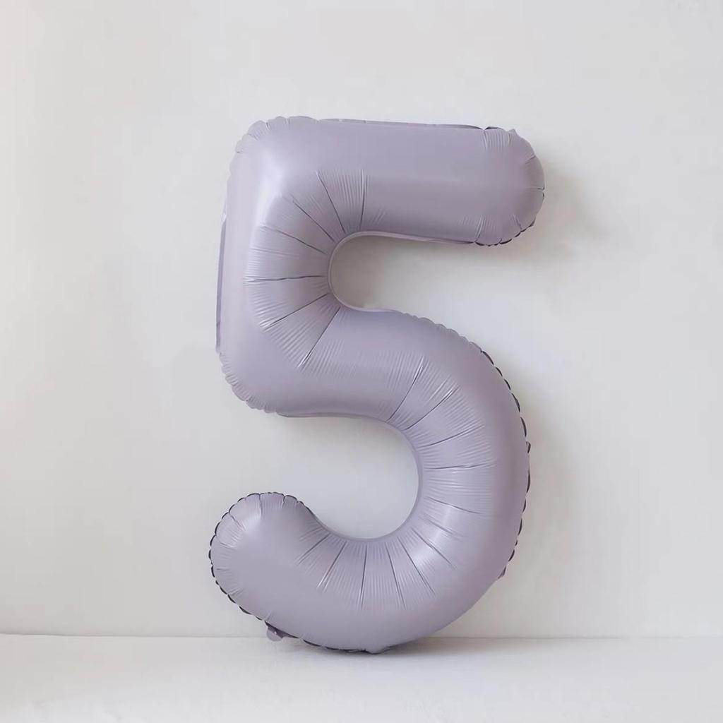 40-Inch Cream Number Balloon for Kids' First Birthday Party Decoration