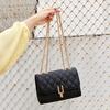 Women's Bag New Fashion Diamond Lock Small Square Bag Versatile Shoulder Messenger Chain Small Bag