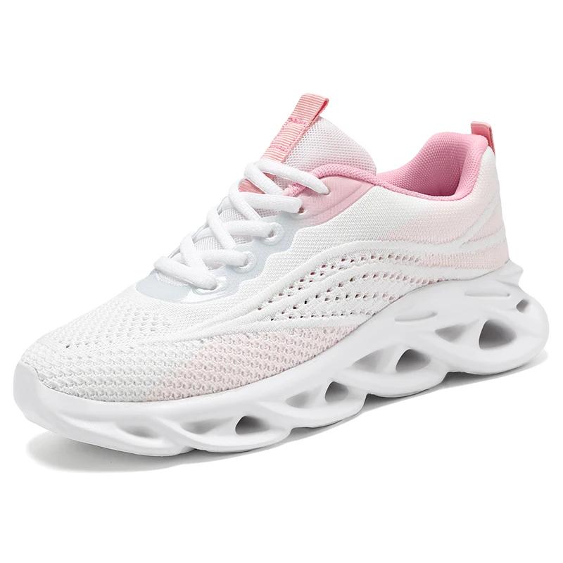 

New men s and women s mesh fabric surface comfortable anti slip casual sports shoes running loafers oversized breathable shoes 42 чорний