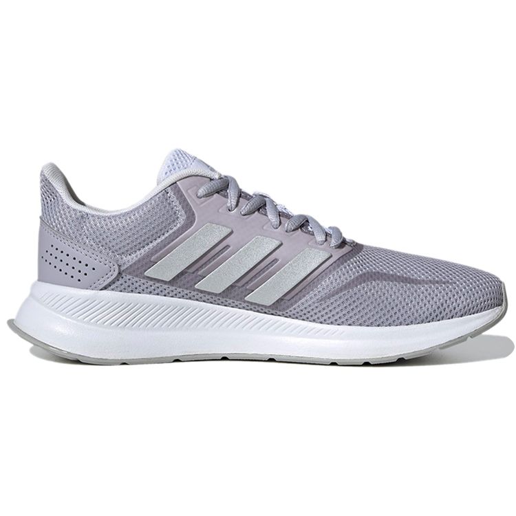 Adidas Neo Runfalcon 1.0 Comfortable Breathable Mesh Low-Top Casual Running Shoes Women Sneakers Purple FW5160