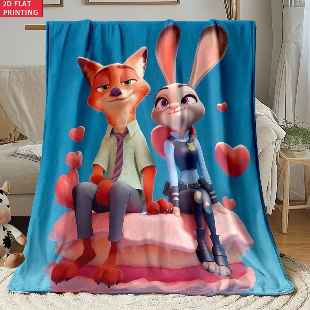 Judy & Nick Thin Flannel Blanket for Bedrooms,Living Rooms,Sofas Blankets,Lunch Breaks,Picnics,blankets Fluffy Blanket