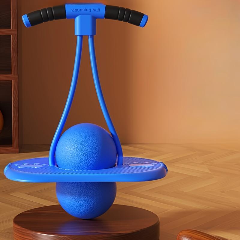 Balance Fitness Spielzeug, Hüpfball für Jugendliche und Erwachsene, Elastischer Übungsball mit stabilen Griffen, Rutschfester Basis, Balancetraining & Rumpfmuskulatur