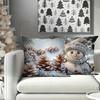 Christmas Pillow Cover Pillow Cover Without Core Home Decoration Sofa Cushion Living Room Bedside Pillow
