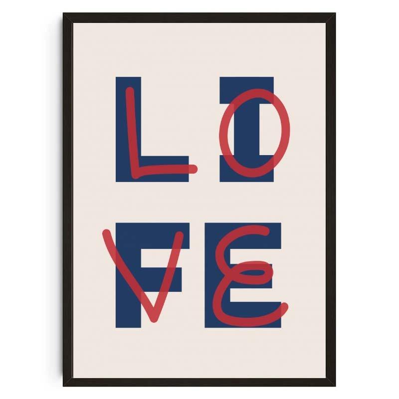 Funny Quote Art Pink Poster Girl Power Love Quote Canvas Posters and Prints Printing Wall Art Picture for Living Room Decor