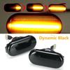2Pcs Dynamic LED Side Marker Repeater Indicator Light For Nissan Navara Qashqai
