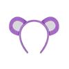 Cartoon Bear Ears Headband Bows Tie Mini Skirt Fashionable Soft Fabric Hair Accessory for Women and Kids