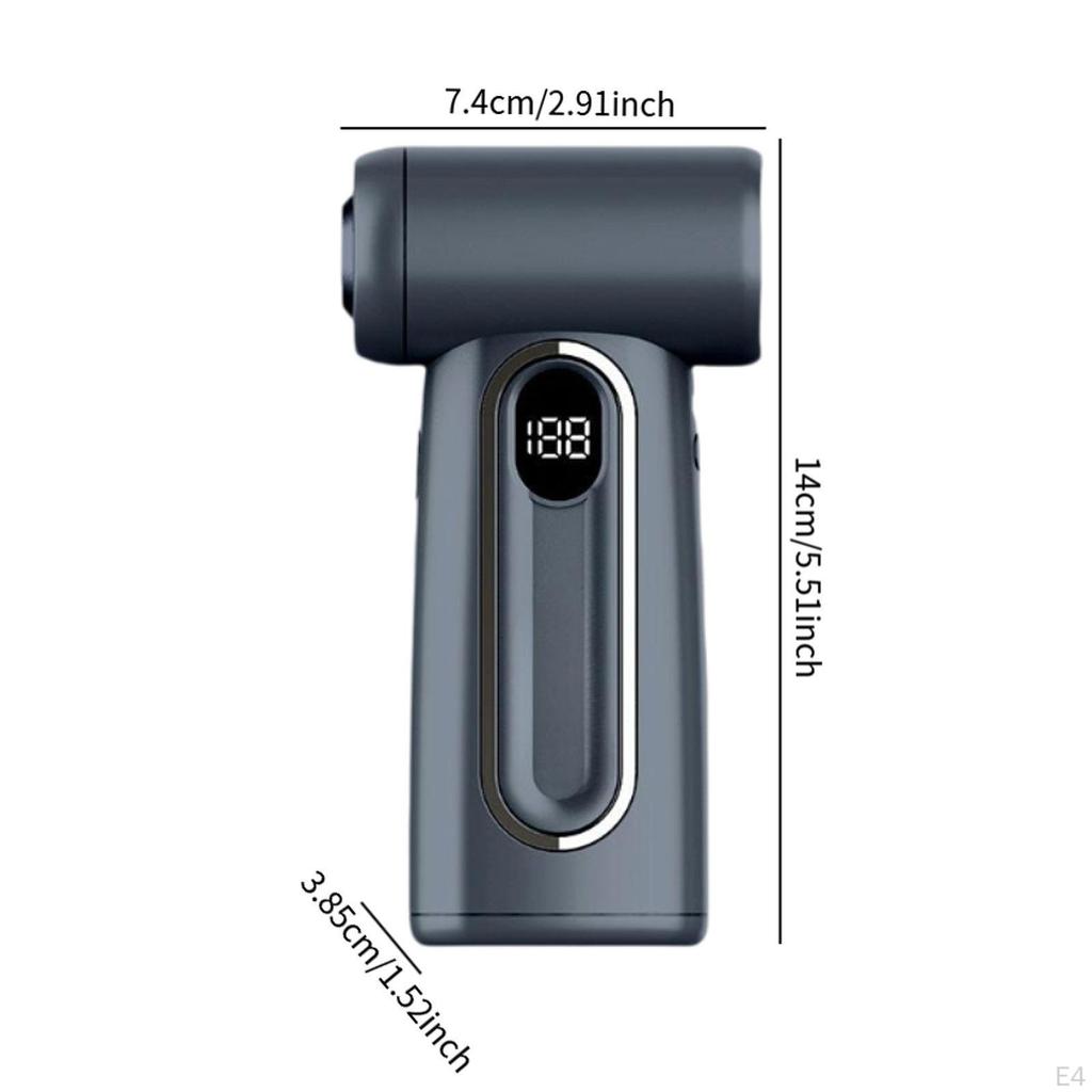 Hand Held Fan Hair Dryer Charging with Brushless Motor Cooling Personal for Office Dorm