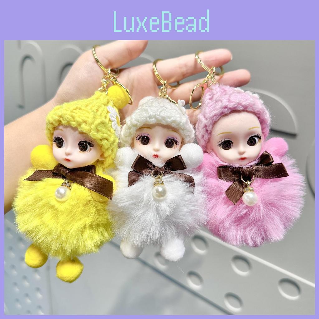And Sweet Soft Plush Bigeyed Doll Keychain Accessory For Kids Gifts Collectibles And