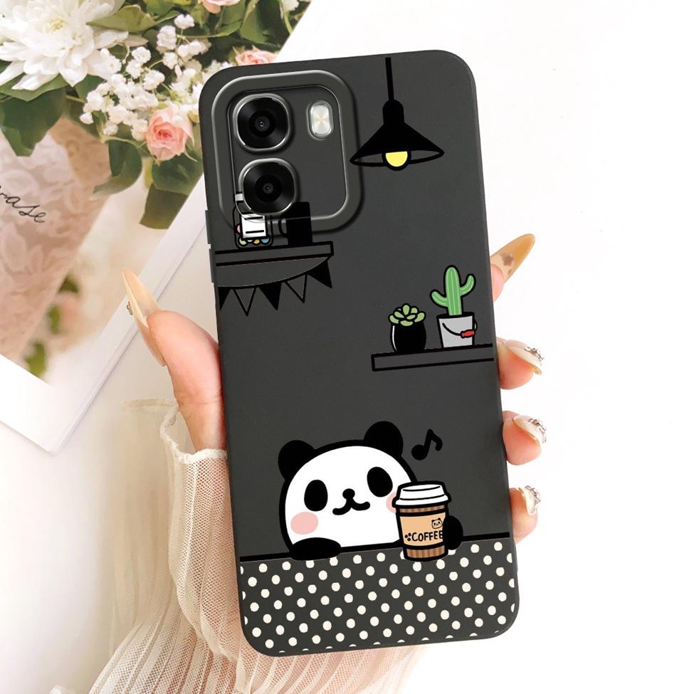 For Oppo A6 4G CPH2817 Casing For Oppo A6 5G Cover Luxury Fashion Cute Funny Painted Silicone Case For Oppo A6 CPH2831 PLT120