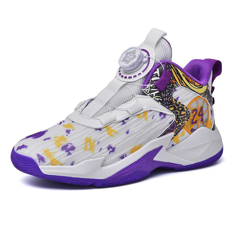 

Teen boys new breathable sports shoes summer basketball shoes training shoes non-slip girls primary school students 2025 40