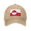 Personalized Cotton Flag Of Greenland Baseball Cap Sun Protection Unisex WoUnisexs Adjustable Dad Hat Autumn