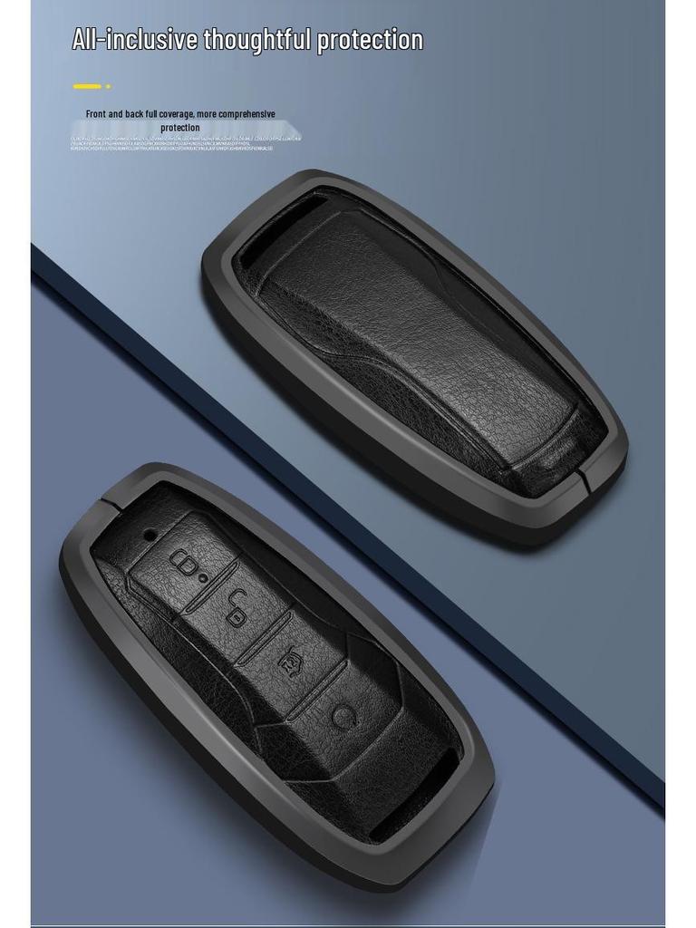 Full Coverage Key Case for BYD Models: Song, QinPLUS/dmi, Dolphin, e2, Tang, Han EV, e3, and Destroyer 05.