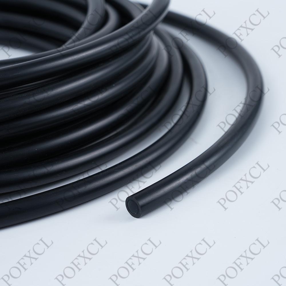 17.3mm Black PVC-Core Leather Optical Fiber Tail Light Strip with Plastic Indicator Lamp