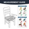4/6 Pieces, Elastic Lace Up Dining Chair Seat Cover, Thick and Warm, Removable and Washable, Waterproof, Oil Resistant, Anti Slip, Solid Color
