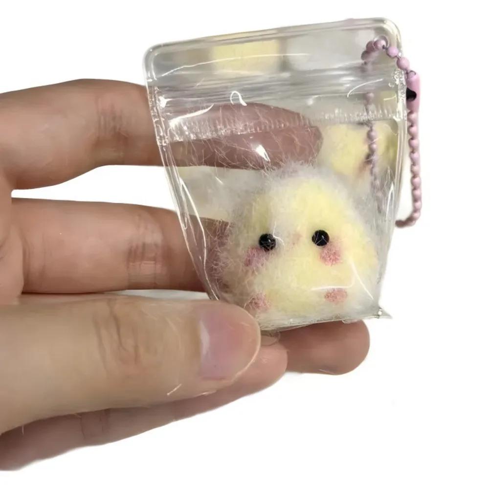 1/2 stk Miniatyr Sakte Rebound Lindring Klemleker Klebrig TPR Squishy Mini Kylling Stressavlastningsleker Squishy Ny Fidget Rekvisitt