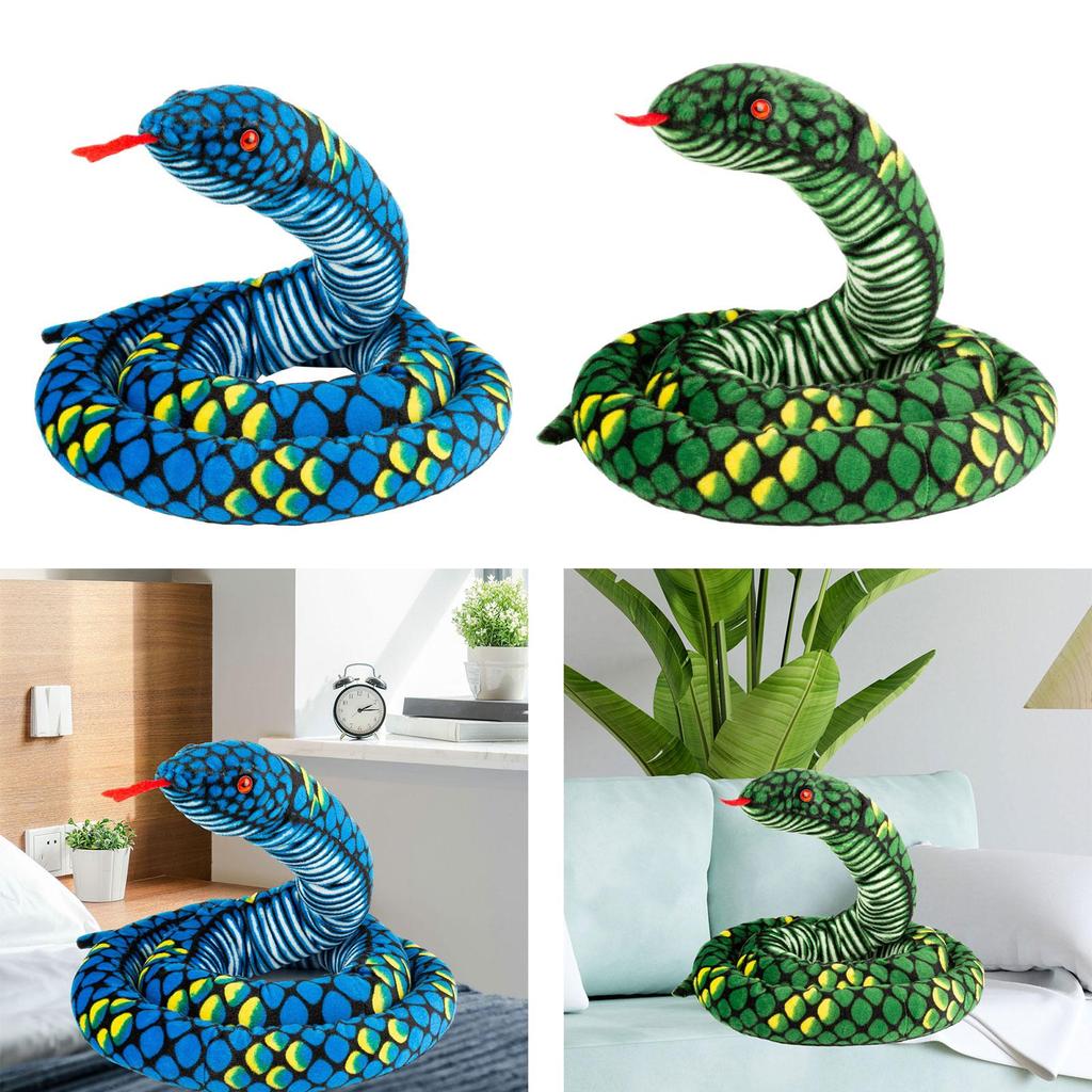 Realistic Animal Stuff Snake Soft Snake Stuffed Animal for Birthday Children